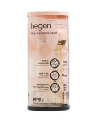 Hegen PCTO™ 330ml/11oz Straw Cup PPSU Grey (9 months and above)