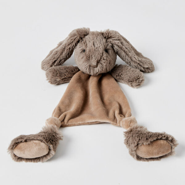 Jiggle Giggle Bunny Comforter - Mocha