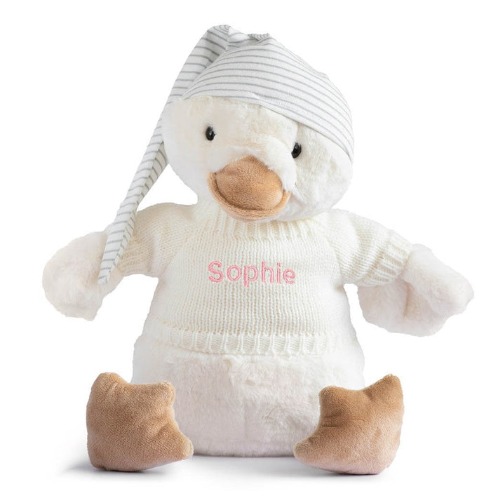 Ducky Set with Green,Grey,Pink, Rose or White Blanket